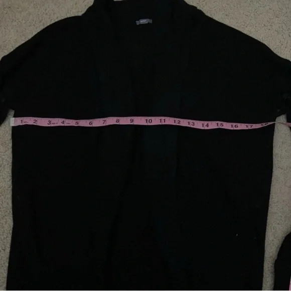 Aerie Long Cocoon Loungewear Cardigan, fringe , soft stretchy bouncy, S/M - Picture 3 of 7